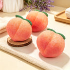 CouldNook Peach Bath Bomb - Rounded Fruit Shaped Soak