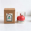 CouldNook Christmas Figure Candle - Sculpted Holiday Characters In Clear Cups