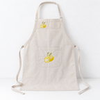 CouldNook Patterned Cooking Apron - Visible Embroidered Detail Kitchen Wear