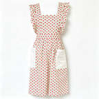 CouldNook Mini Floral Apron - Ruffled Pocket Kitchen Dress