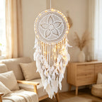 CouldNook Lace Feather Dreamcatcher - Large Wall Hanging Designs