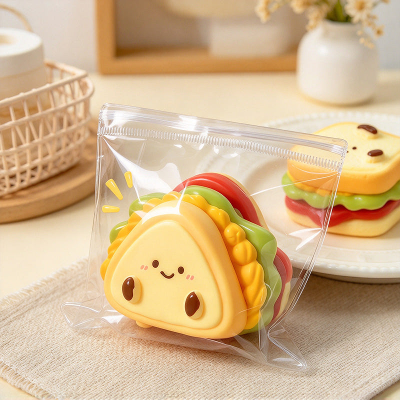 CouldNook Sandwich Squeeze Toy - Smiling Layered Toast