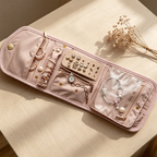 CouldNook Large Jewelry Roll Organizer Bag - Light Household Accent