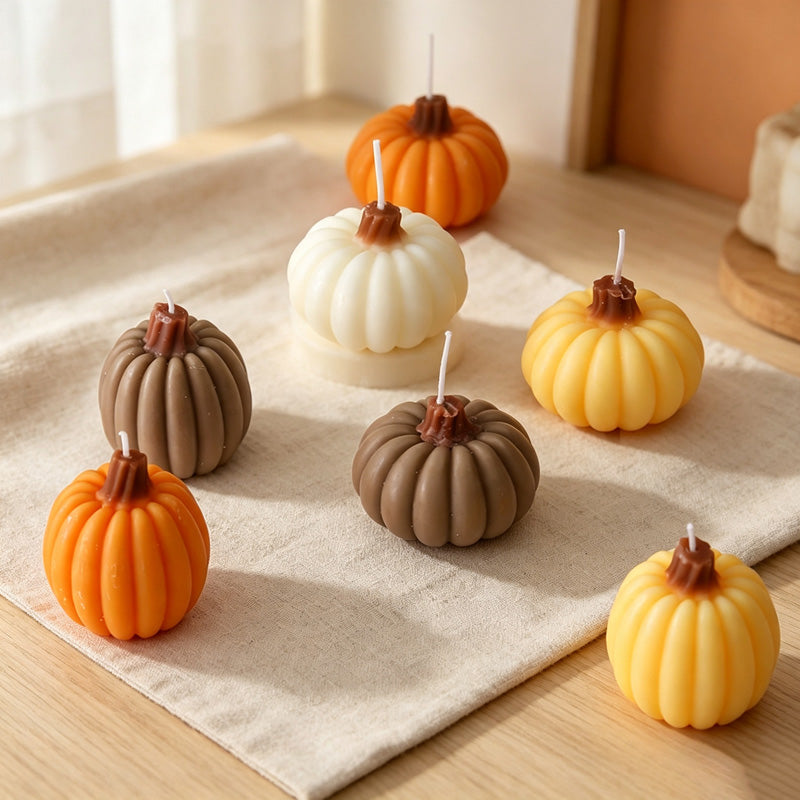 CouldNook Pumpkin Scented Candle‑Fall Harvest Home Table Decor