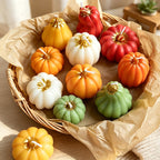 CouldNook Pumpkin‑Shaped Halloween Scented Candle‑Fall Harvest Table Decor