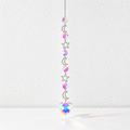 CouldNook Planet Suncatcher - Silver-Toned Celestial Symbols and Iridescent Hanging Drops