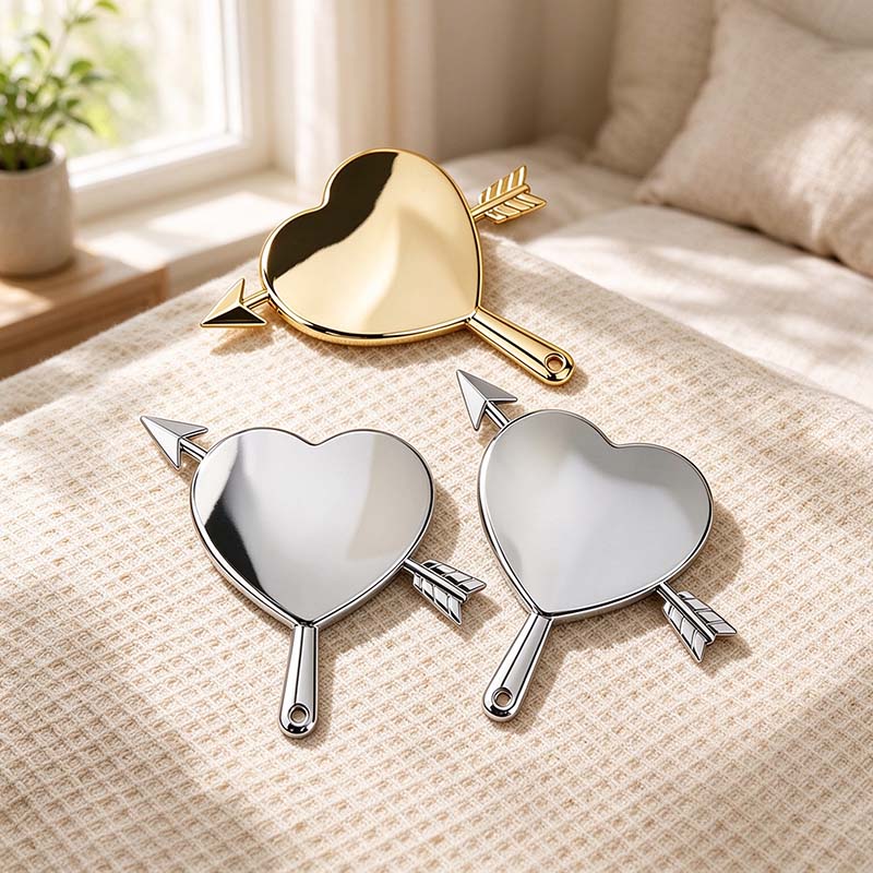 CouldNook Heart Hand Mirror - Decorative Arrow Outline