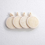 CouldNook Bath Scrubber Set - Textured Pads and Loofah Kit Choices