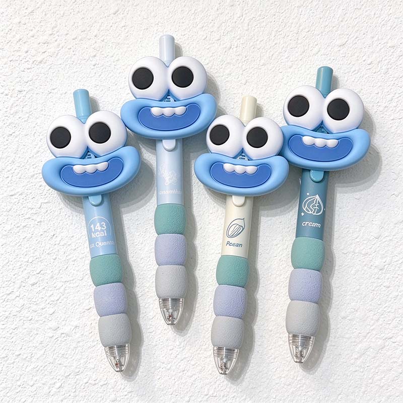 CouldNook Character Gel Pen - Expressive Topper And Segmented Grip