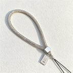 CouldNook Rhinestones Set Wrist Phone Strap with Closely Set Reflective Stones