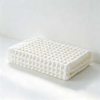 CouldNook Waffle Weave Cotton Washcloth - Square Textured Bathroom Cloth