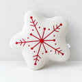 CouldNook Christmas Shaped Cushion - Plush Star Tree and Snowflake