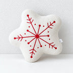 CouldNook Christmas Shaped Cushion - Plush Star Tree and Snowflake