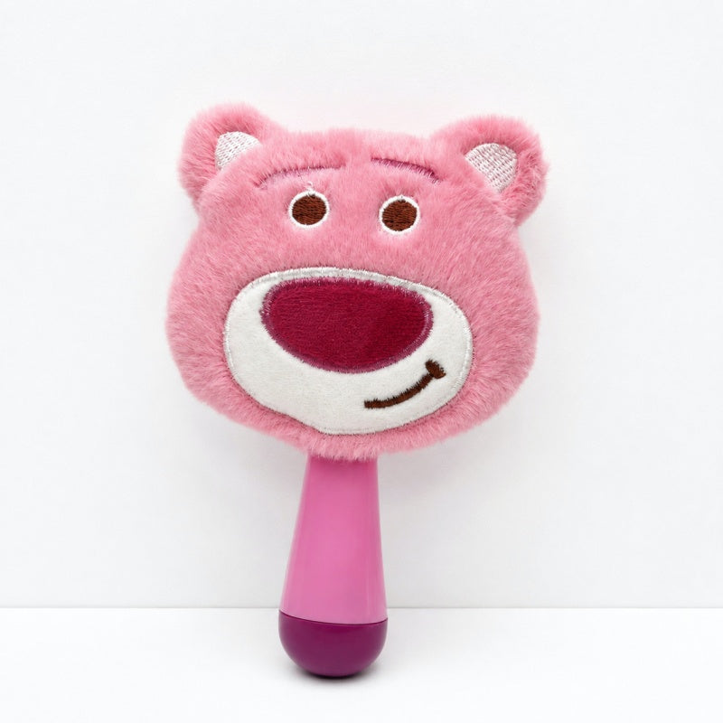 CouldNook Plush Cartoon Handheld Vanity Mirror - Animal Frame
