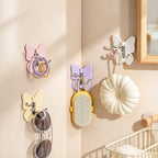 CouldNook Butterfly Adhesive Hook - Folding Wings and Three Swinging Arms