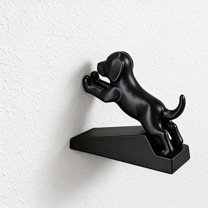 CouldNook Dog Door Stop - Raised Paws Wedge