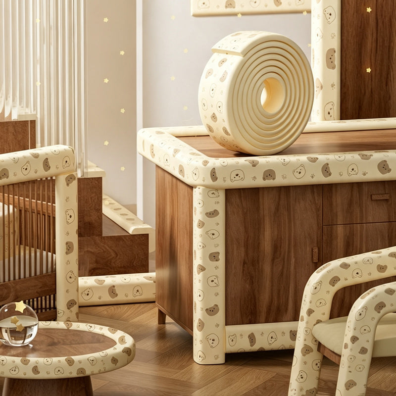 CloudNook Bear Pattern Thickened Adhesive Baby Safety Edge Guard