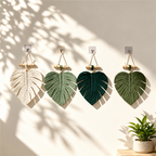 CouldNook Leaf Macrame Wall Hanging - Small Home Decor