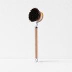 CouldNook Replaceable Head Dish Brush - Long Wood Handle Options