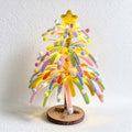 CouldNook Lighted Christmas Tree Assembly Kit - Colorful Textured Branch Designs