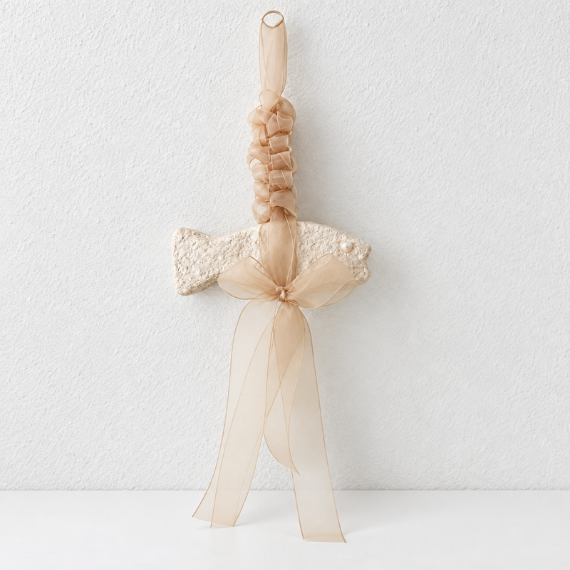 CouldNook Fish Bell Hanging - Ribbon Bow And Long Draping Tails