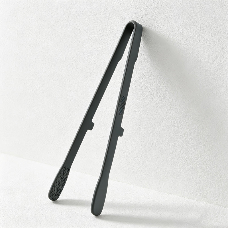 CouldNook Silicone Kitchen Food Tongs - Wavy One-Piece Grip