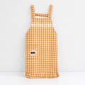 CouldNook Gingham Cross-Back Apron - Four Ruffled Colors Collection