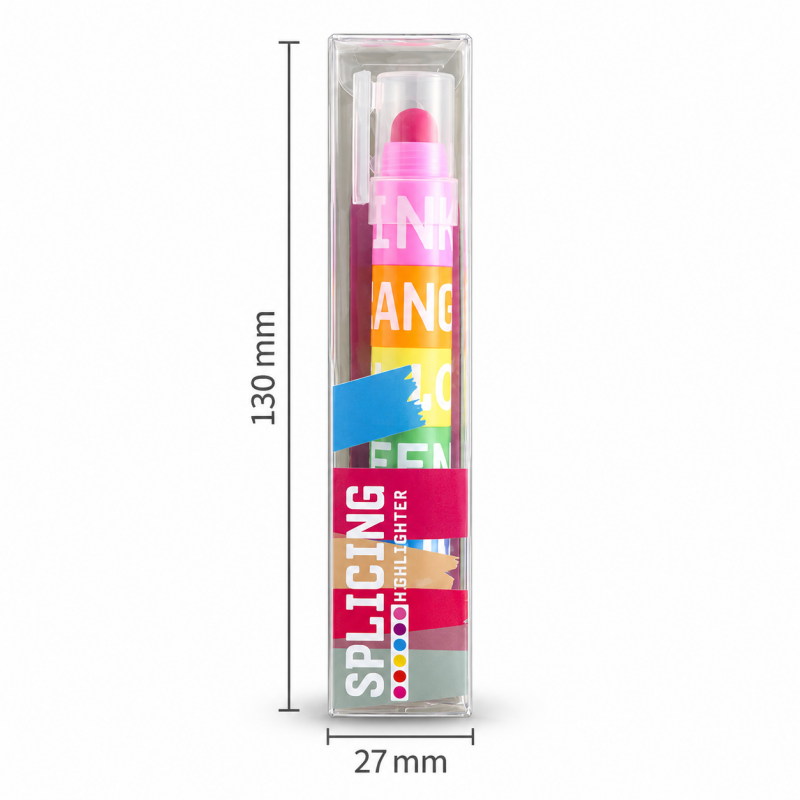 CouldNook Stackable Highlighter - Detachable Color Segments and Rounded Solid Tips
