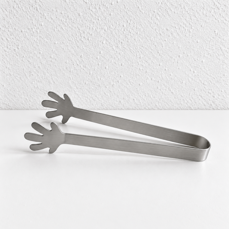 CouldNook Hand-Shaped Mini Tongs - Stainless Steel Snack Grip