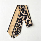 CouldNook Slim Printed Neck Scarf - Long Twilly Accent