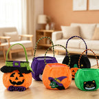 CouldNook Halloween Trick‑or‑Treat Candy Bag‑Kids Character Goodie Handbag