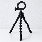 CouldNook Flexible Phone Tripod - Magnetic Ring Mount and Articulated Black Legs