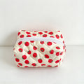 CouldNook Printed Box Makeup Pouch - Fruit Motifs And Folded Corners