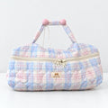 CouldNook Quilted Hair Tool Bag - Pastel Handle Design