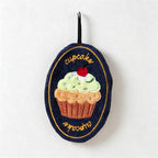 CouldNook Plush Hanging Towel - Visible Embroidered Detail Hanging Home Use