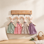 CouldNook Rabbit Hanging Hand Towel - Soft Drape Design