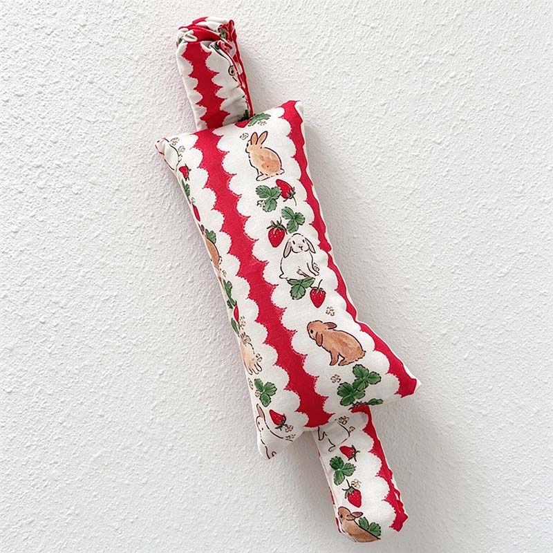CouldNook Fabric Door Latch Cushion - Rabbit and Flowers