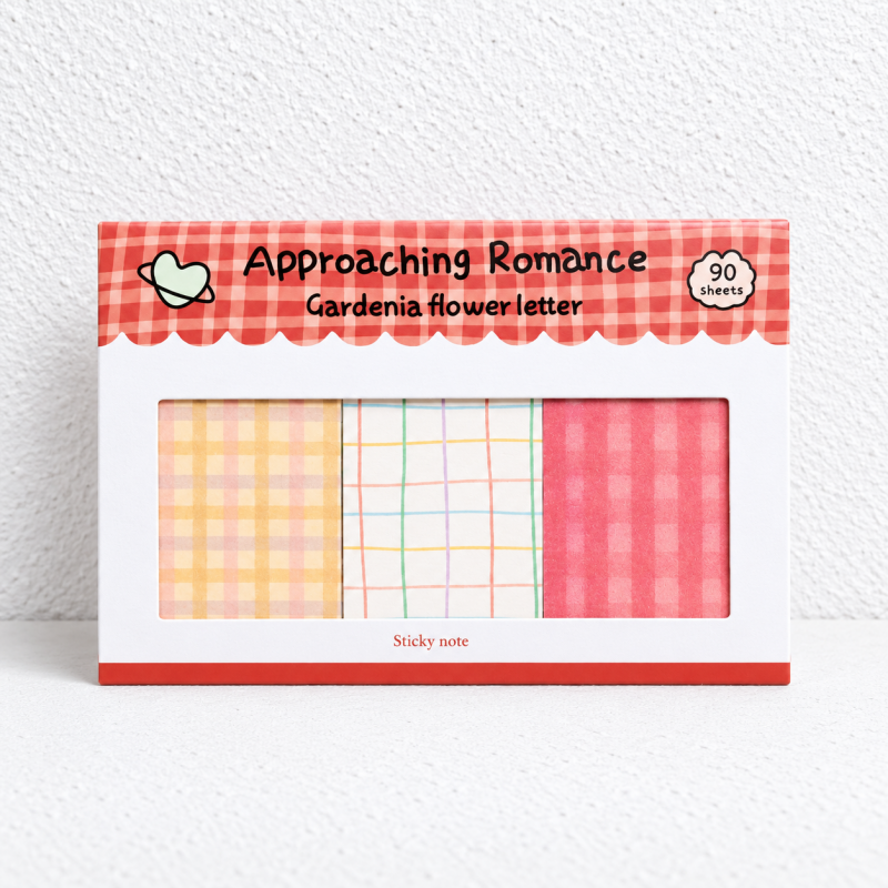 CouldNook Combination Sticky Notes - Coordinated Grid Memo Set