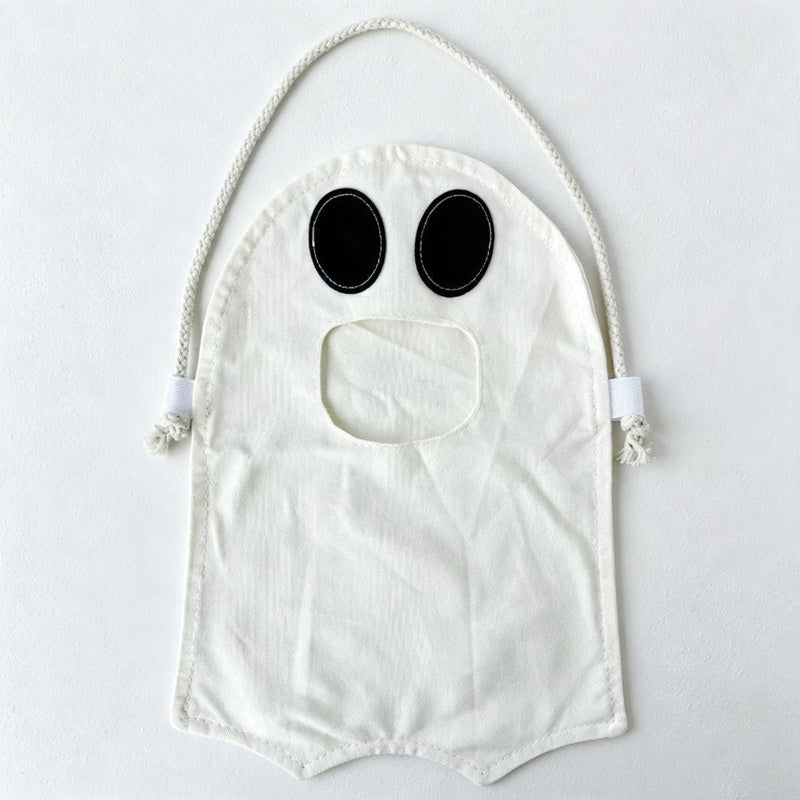 CloudNook Ghost Halloween Treat Bag‑Kids Candy Drawstring Pouch