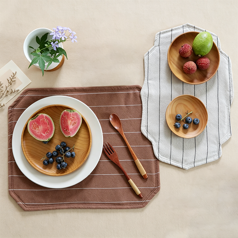 CouldNook Striped Table Placemat - Dining Table Accent