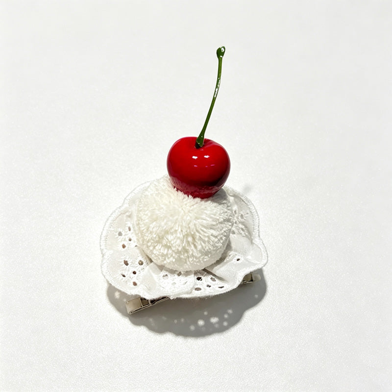 CouldNook Cherry Cake Pin Accessory - Soft Dessert Accent