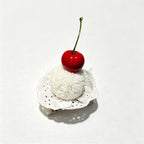 CouldNook Cherry Cake Pin Accessory - Soft Dessert Accent