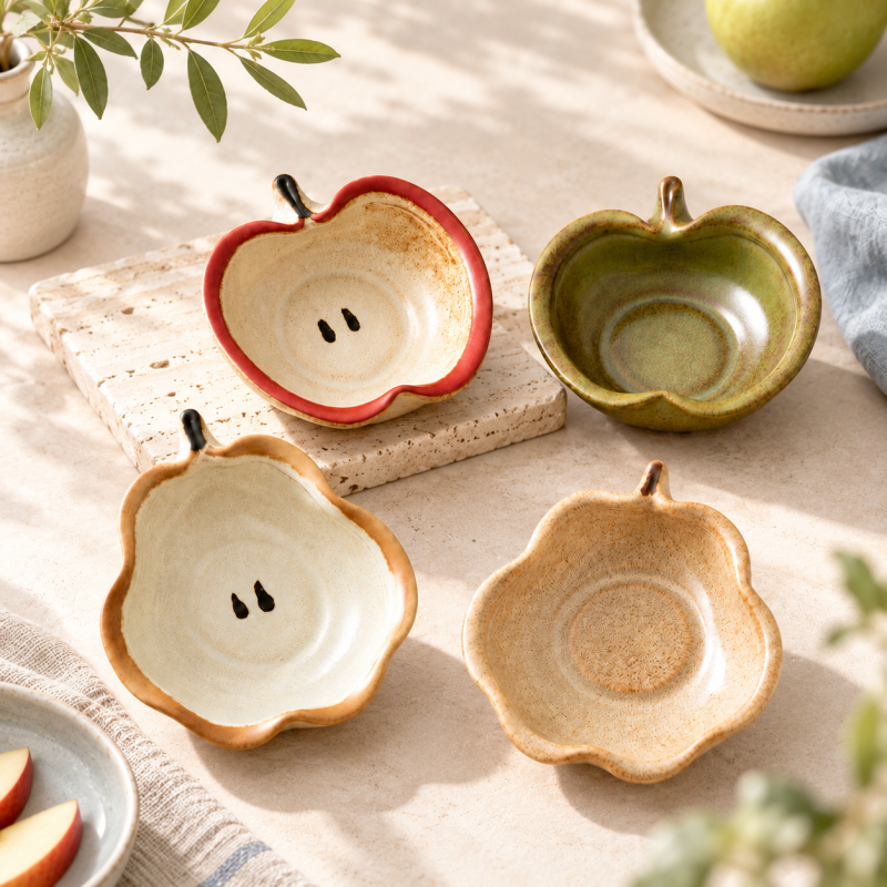 CouldNook Fruit Dipping Bowl - Apple and Pear
