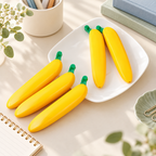CouldNook Banana Ballpoint Pen - Curved Yellow Body and Green Stem