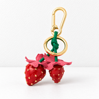 CouldNook Fruit Bag Charm - Strawberry Pair or Stacked Olive Designs