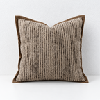 CouldNook Textured Cushion - Striped Ribbed And Raised Check Design Choices