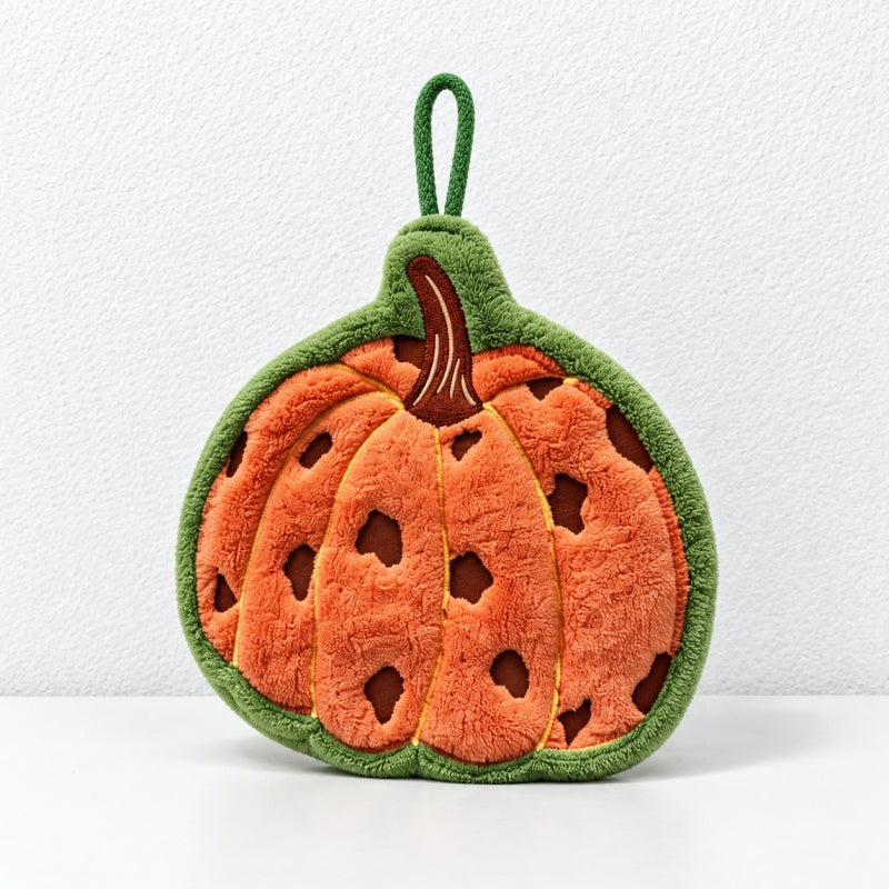 CouldNook Gourd Hand Towel - Pumpkin Shapes and Hanging Loops