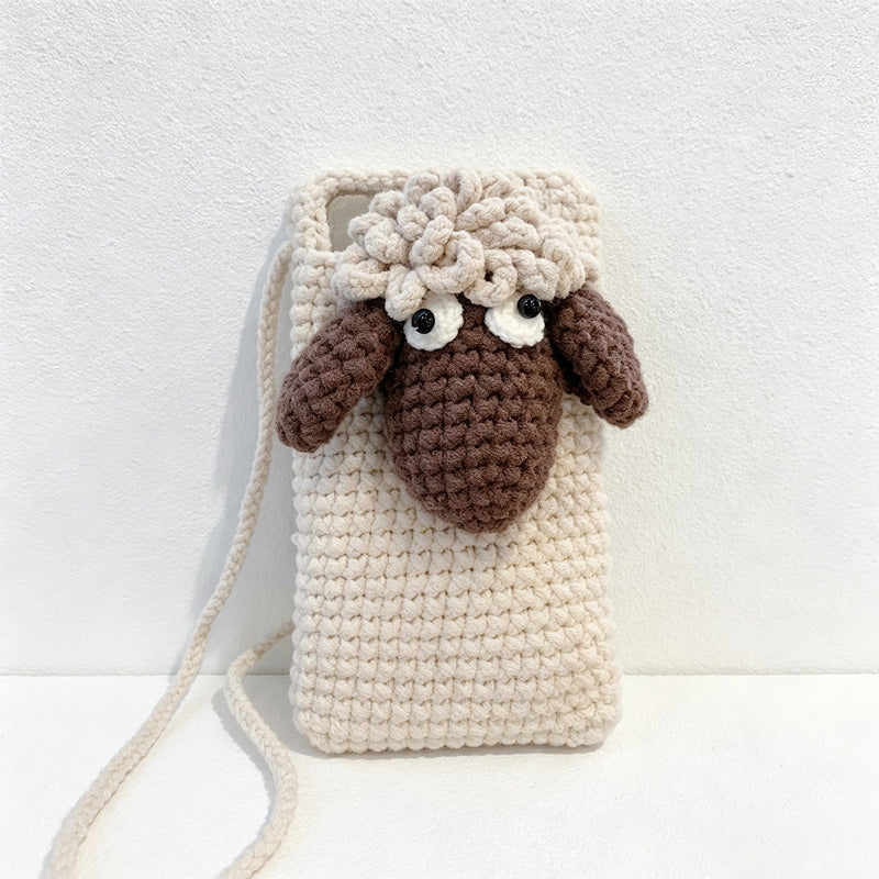 CouldNook Yarn Character Crossbody Bag - Sheep and Novelty Shapes