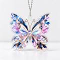 CouldNook Butterfly Hanging Ornament - Flat Acrylic And Jewel-Look Print
