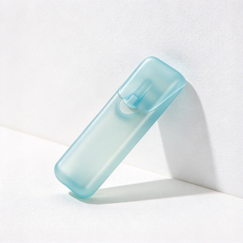 CouldNook Toothpick Storage Case - Translucent Body and Hinged Flip Lid